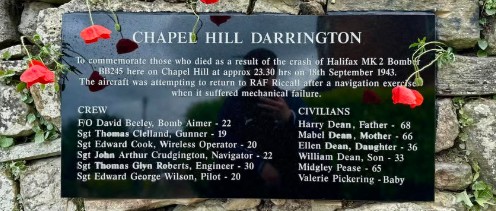 Image of the new memorial plaque